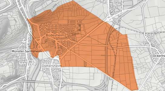 Mietspiegelkarte Bingen am Rhein B&uuml;desheim